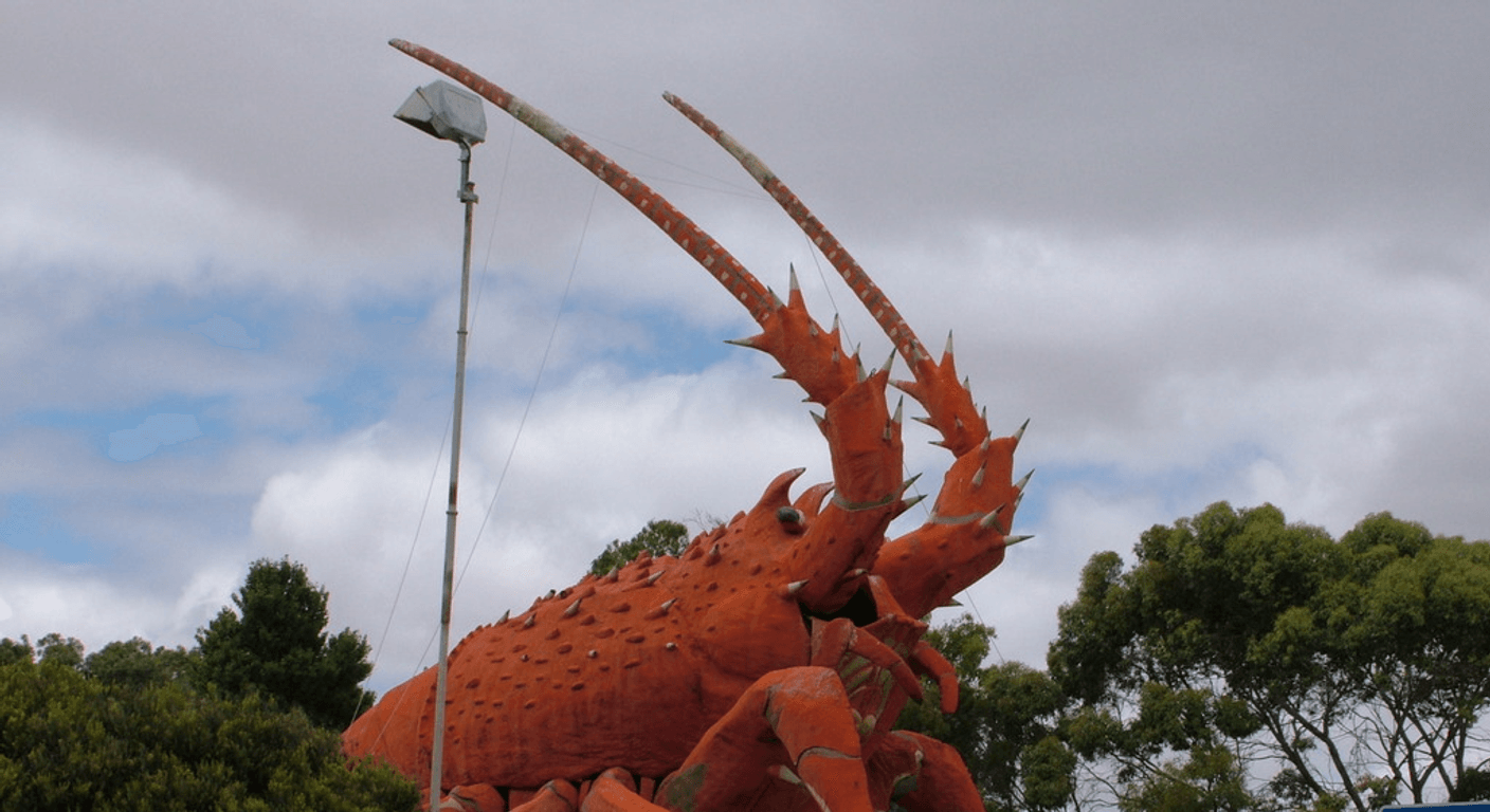 Kingston SE: The Big Lobster and a Working Fishing Town Foreshore